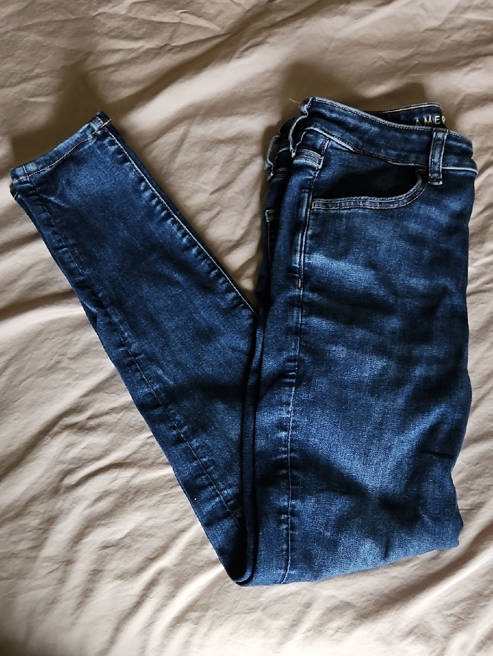 American Eagle Outfitters Dark Blue Skinny Jeans - 8P